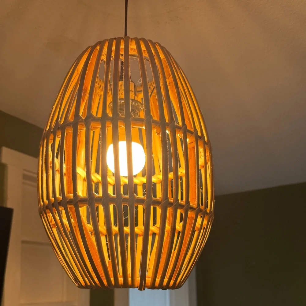 Urban Outfitters Natural Woven Lantern